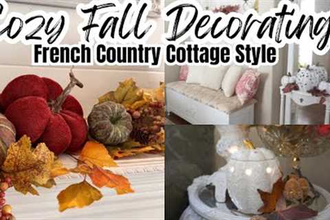 COZY FALL DECORATING IDEAS | FRENCH COUNTRY COTTAGE STYLE | FALL DECORATING 2023 | Monica Rose