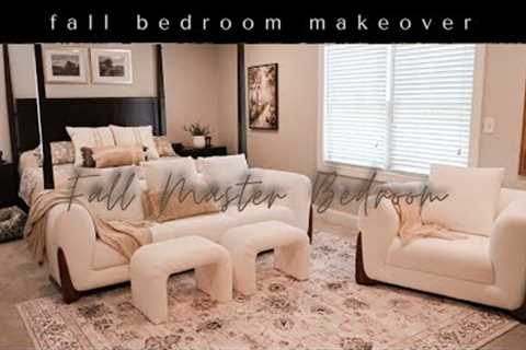 🍂NEW 🍂 COZY FALL 2023 MASTER BEDROOM MAKEOVER AND DECORATE WITH ME | SETTLEIN