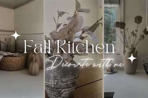 Kitchen Fall Decor | Minimal & Neutral 2023