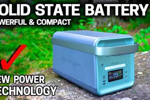 SOLID STATE BREAKTHROUGH - Battery Solar Generator - Yoshino B2000 SST