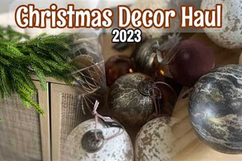 EARLY CHRISTMAS DECORATING IDEAS 2023 | CHRISTMAS DECOR HAUL 2023 | HOBBY LOBBY, KIRKLANDS CHRISTMAS