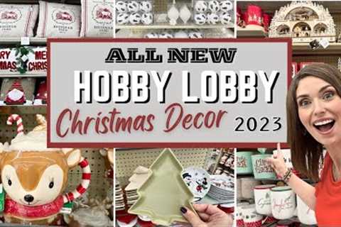 ALL NEW HOBBY LOBBY 2023 CHRISTMAS DECOR | CHRISTMAS SHOP WITH ME | HOLIDAY DECORATING IDEAS