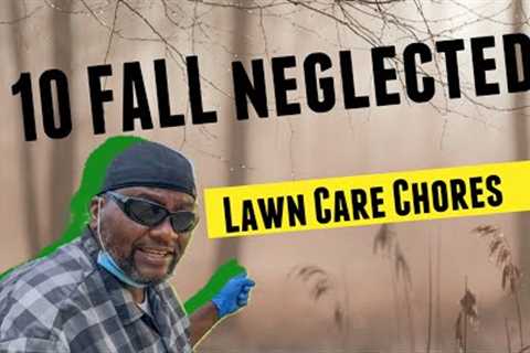 10 Things you neglected in FALL Lawn care.