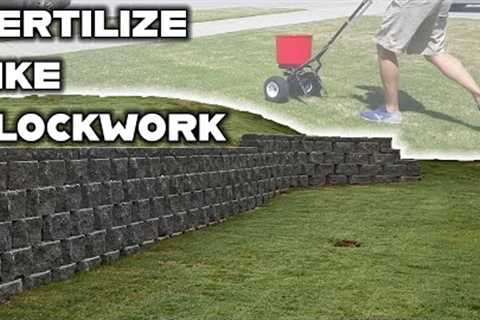 Fertilize your lawn on time...every time. You''ll never mess up with this fertilization schedule.