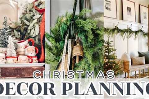 CHRISTMAS DECOR PLANNING // PLANNING FOR CHRISTMAS 2023 // CHARLOTTE GROVE FARMHOUSE