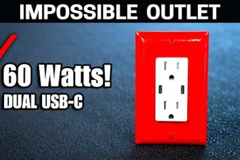 They said NO ONE could make this electric outlet safe - Leviton 60 Watt USB Tested