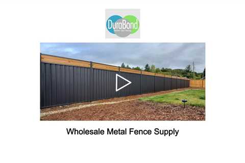 Wholesale Metal Fence Supply