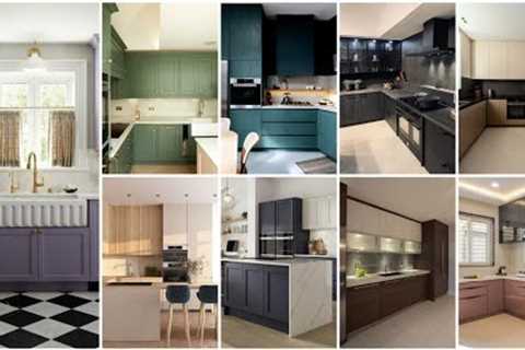 Modern Kitchen Cabinet Color Combinations | Modular Kitchen Colors & Ideas | Home Interior Ideas