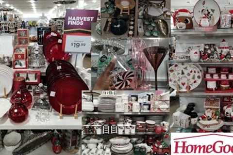 SHOP WITH ME AT THE HOMEGOODS STORE FOR DINNERWARE  CHRISTMAS 2023 | KITCHEN~DINING TABLE ESSENTIALS