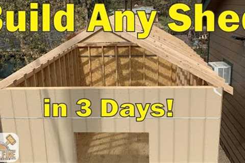 99 - DIY Shed - Complete Instructions - Best Tutorial There Is!