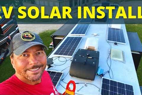 ☀️  RV Solar Install! 😎  (Full Time RV Life)