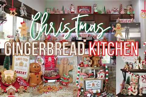 🎄Christmas 2023 Gingerbread Kitchen Decorate With Me | Festive & Adorable Gingerbread Kitchen  ..