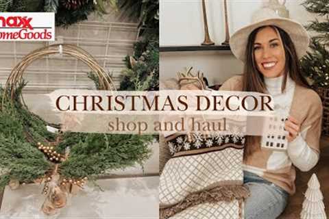 HOMEGOODS AND TJ MAXX CHRISTMAS SHOP WITH ME AND HAUL 2023