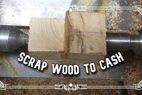 #Woodturning..#Scrap wood into cash.. Wobbly Chicken.. #Easy tutorial.