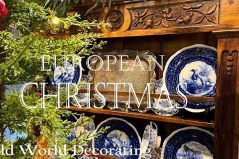 VINTAGE EUROPEAN CHRISTMAS IN THE KITCHEN || CHRISTMAS DECORATING IDEAS || CHOCOLATE ORNAMENTS