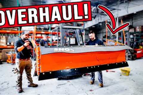 An Incredible Story & SnoPower HQ Visit! ► New Cutting Edge! ► Plow Maintenance!