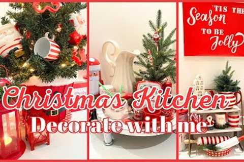 CHRISTMAS KITCHEN DECOR 2023 | Clean & Decorate With Me | Behind The Scenes | Christmas Thrift..