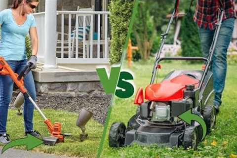 Grass Trimmer vs Lawn Mower - Choosing the Right Tool for Your Lawn!