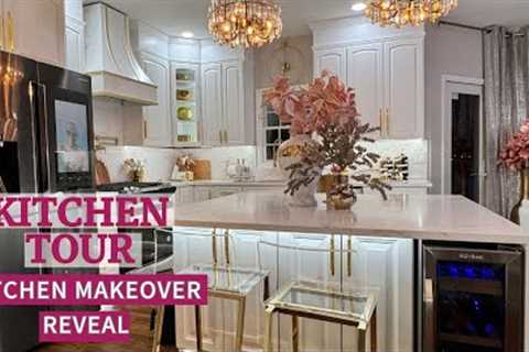 KITCHEN MAKEOVER REVEAL! | TOUR AND DECORATING IDEAS