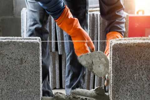 What is the purpose of masonry work?