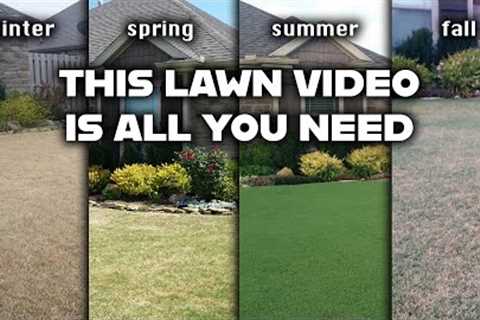 A Beginner''s Yearly Lawn Care Guide to Improving or Maintaining a Beautiful, Green Bermudagrass..