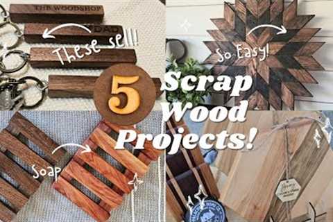 5 AWESOME Scrap Wood Projects / Beginner Friendly!