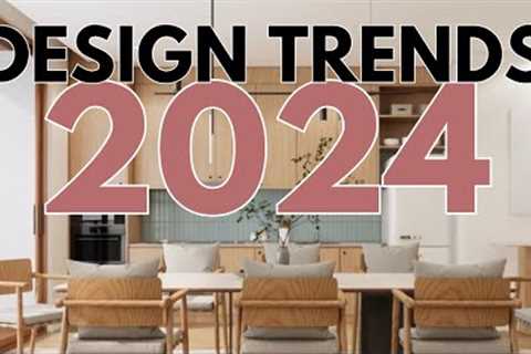 Top Interior Design Trends for 2024 - Curved Furniture and Colorful Rooms!