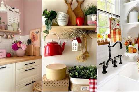 Chic Cottage kitchen decor | Cottage kitchen decoration ideas #cottage #kitchendecor