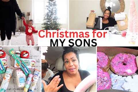 WHAT I GOT MY SONS FOR CHRISTMAS | STOCKING STUFFER IDEAS FOR KIDS | DAY IN THE LIFE OF A MOM 2023