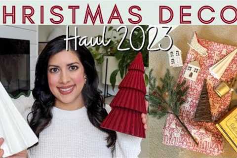 CHRISTMAS DECOR HAUL 2023 | Christmas Decor Ideas | Target | Walmart | HomeGoods Christmas