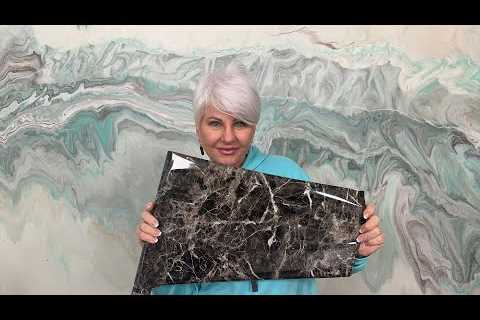 How to make Marble Countertops with Foil