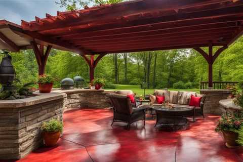 Stained Concrete Patios Expert in St Joseph MO – St. Joseph Construction and Contracting..