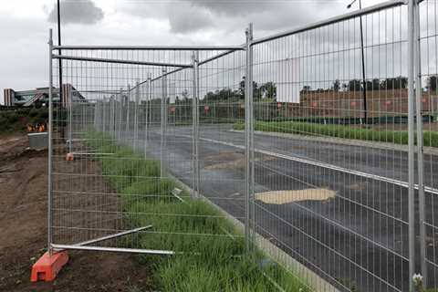 Is fencing required around construction sites?