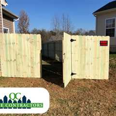 Residential fence installation Huntersville, NC