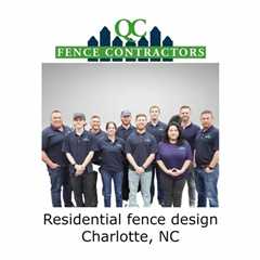 Residential fence design Charlotte, NC