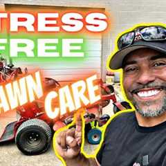 5 Tips to help YOU! | How I do lawn care STRESS FREE 😎