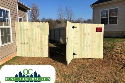 Residential fence installation Huntersville, NC