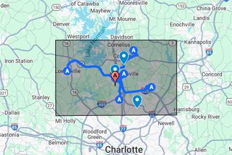 Residential fence repair Huntersville, NC – Google My Maps