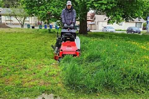 She Didn''t Expect Me To Come MOW Her TALL GRASS During A RAINSTORM