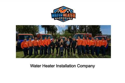 Water Heater Installation Company