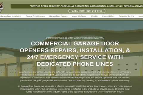 Garage Door Grunts - Commercial Garage Door Opener Installation