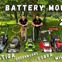 The BEST 21 Homeowner Battery LAWN MOWERS IN 2024 from EGO - Milwaukee - Greenworks - STIGA - Cobra