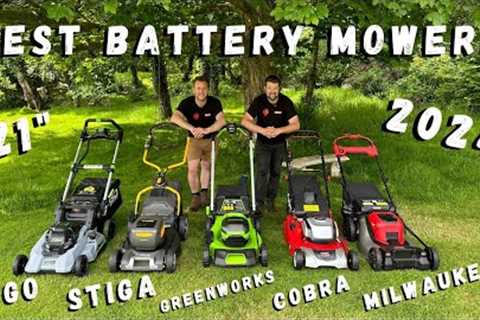 The BEST 21 Homeowner Battery LAWN MOWERS IN 2024 from EGO - Milwaukee - Greenworks - STIGA - Cobra