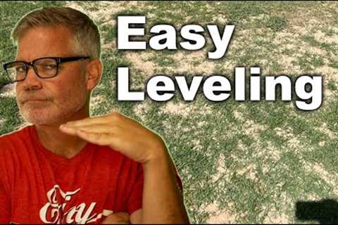 Lawn Leveling The Easy Way - Low Spot Repair