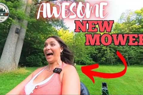 AWESOME New Zero Turn Lawn Mower! Must See! WOW! So Fast!