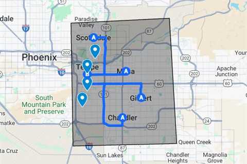 Commercial ac repair Tempe, AZ - Google My Maps