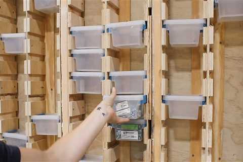 DIY Storage Solutions for Home Improvement and Carpentry