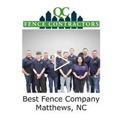 Best Fence Company Matthews, NC - QC Fence Contractors