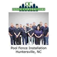 Pool Fence Installation Huntersville, NC - QC Fence Contractors