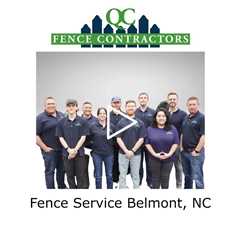 Fence Service Belmont, NC - QC Fence Contractors